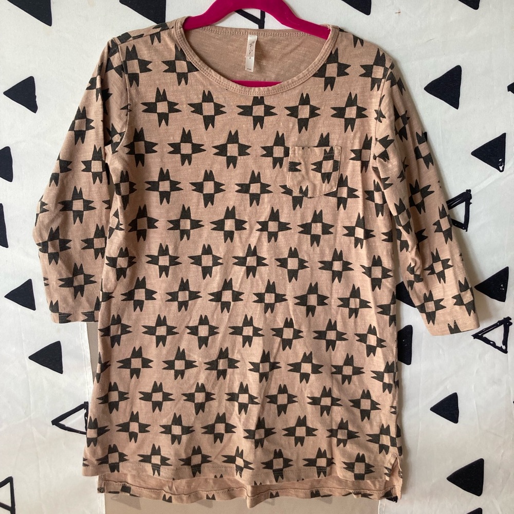 NWT 4-5Y Rylee + Cru Taupe Jax Shirt Dress!